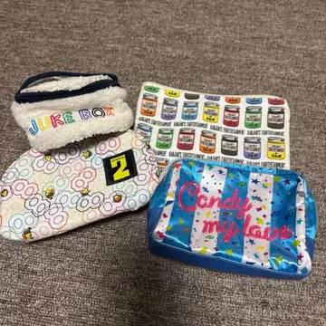 super eight (칸쟈니에이토) 파우치 세트