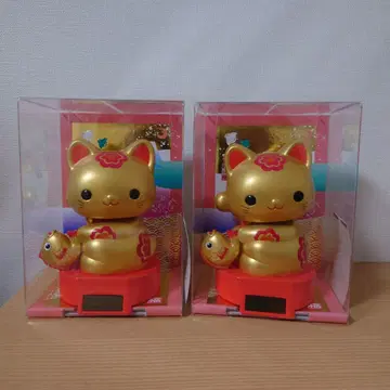 솔라 아기 마네키네코 2개 세트 개운 초복 사업 번창