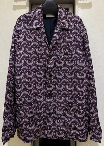 DRIES VAN NOTEN 24SS 레이온 올 패턴 자켓