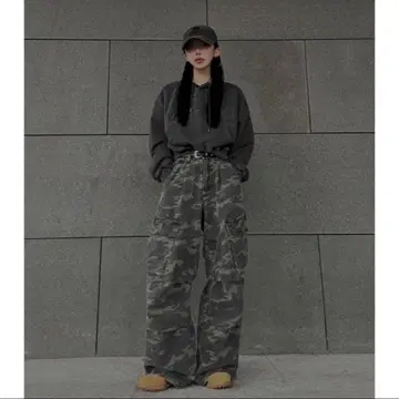 AVANDRESS 카모플라쥬 카고 팬츠