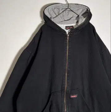 Dickies 디키즈 더블 페이스 뒷면 써멀 집업 후드티