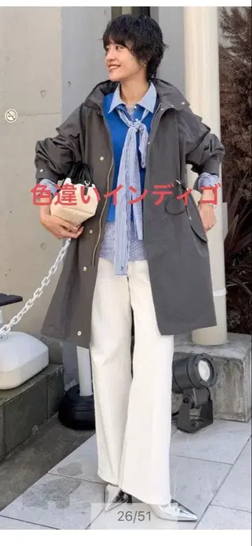 [ RM denim ] 센터 프레스 하이웨스트 데님 인디고 S