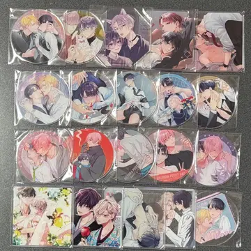 BL 애니메이트 그라테 콜라보 카페 코미코미 아크릴 코스터 20개