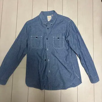 파이어 서비스 긴팔 데님 셔츠