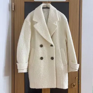 코쿤 루프 코트 S 화이트 프로포션 드레싱