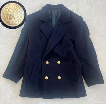 J.PREESS 멜톤 울 자켓 더블 브레스트 골드 버튼