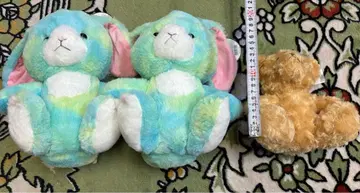 다이소 토끼 봉제 인형 2개와 곰 봉제 인형 세트 미사용 새상품