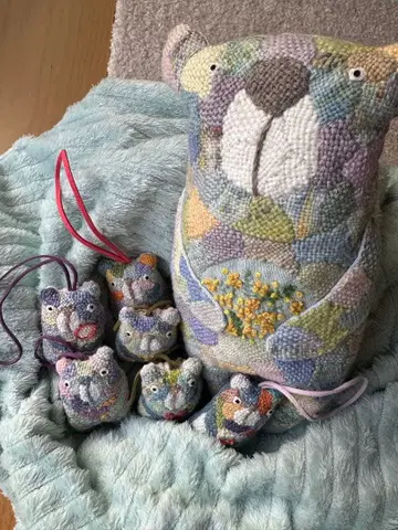 더닝 자수 스트랩 H