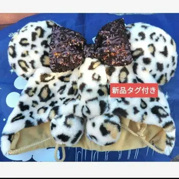 팬캡 레오파드 무늬 골드 금 레오파드 표범 무늬 브라운 디즈니