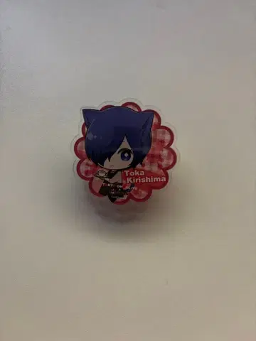 도쿄 구울 키리시마 토우카 고양이 귀 핀 배지 아크릴 배지