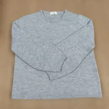 알파 큐빅 라메 믹스 스웨터