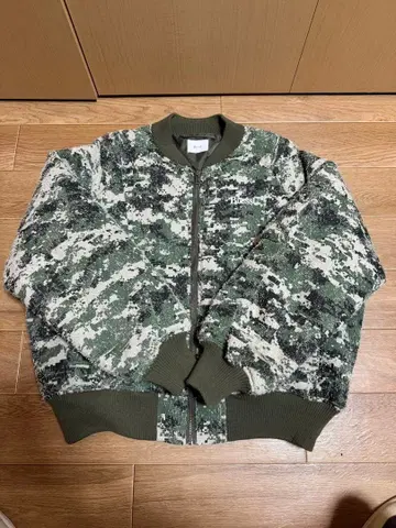 [ 완판템 ] BLESS U camouflage pattern MA-1