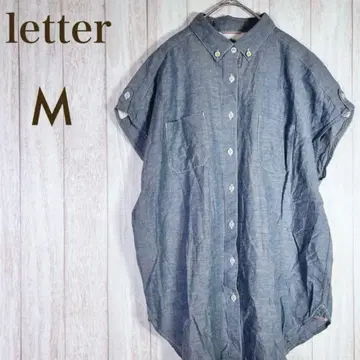 [백넘버] 린넨 혼방/탕가리 셔츠/M/반팔/봄/여름