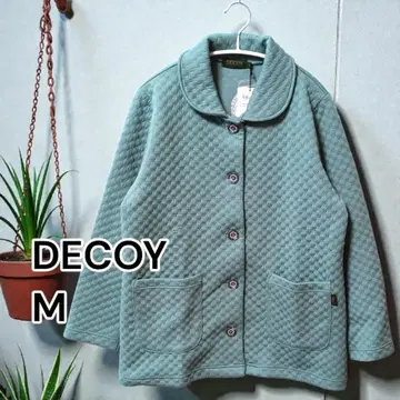 새상품 M 데코이 레이디스 자켓 점퍼 겉옷 터콰이즈 블루