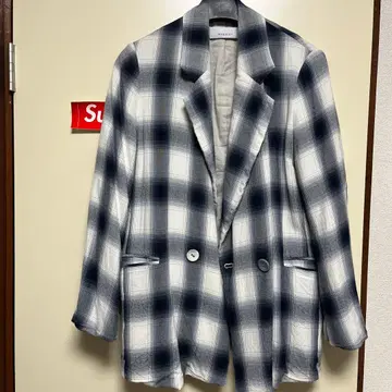 PHEENY 체크 무늬 자켓 사이즈 F