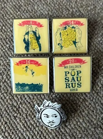 [ 미사용 ] Mr.Children 미스칠 핀 배지 핀즈 가챠 25주년