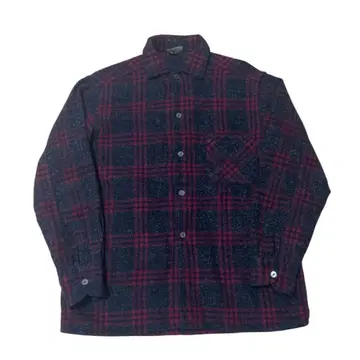 좋은 배색 50~60s 빈티지 울 체크 셔츠