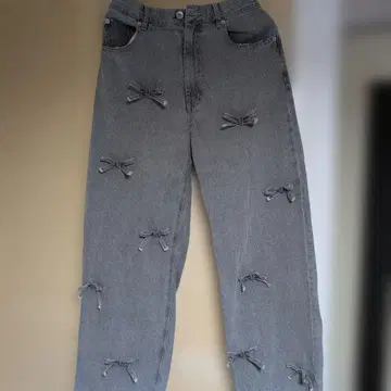 모듬 데코 데님 팬츠