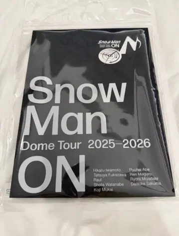 SnowMan Dome Tour 2025-2026 ON 팜플렛