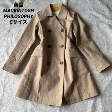 새상품급 매킨토시 철학 트렌치코트 베이지 S사이즈