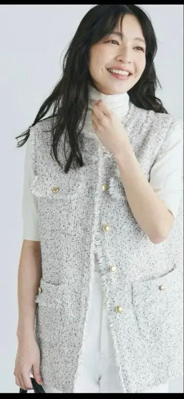 [ MAAYA DESIGN ] 트위드 베스트 MIX