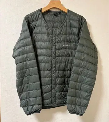 montbell 스페리오 다운 라운드넥 M 다크 그린