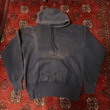 50s 후드 맨투맨 실측치수 L-XL 분위기계 퍼플네이비 네이비 무지