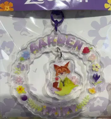 주토피아 중국 한정판 닉 아꽃 화환 아크릴 참