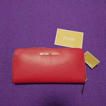 MICHAEL KORS 핑크 장지갑