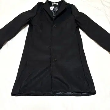 대특가 블랙 체스터 코트 심플 무지 남성용 M 사이즈 가을 겨울용