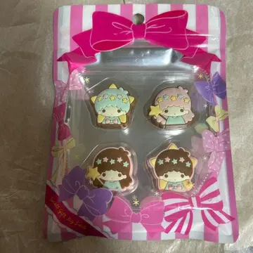 산리오 캐릭터 마그넷 4개 세트 키키라라 러버 마그넷