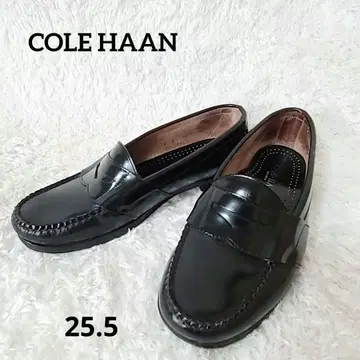 콜한 페니 로퍼 블랙 광택감 25.5 코인 로퍼 새상품급