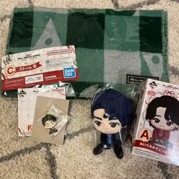 Mrs. GREEN APPLE 제일복권 봉제 인형 스톨 세트