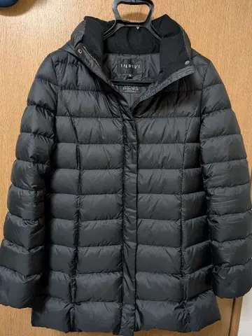 INDIVI 블랙 다운 자켓 38