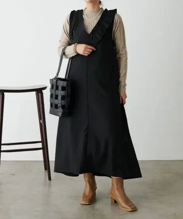 Jena 제나 에스파스 메르베유 프릴 점퍼 스커트