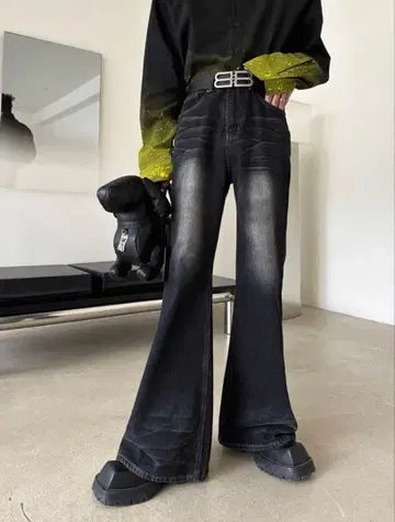 STARTEXCEEDEND 스트레이트 데님 팬츠