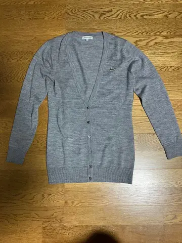LACOSTE 라코스테 니트 가디건 울 100% V넥