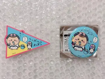 치이카와 (먼작귀) 수족관 밤만쥬 펭귄 캔뱃지 스티커