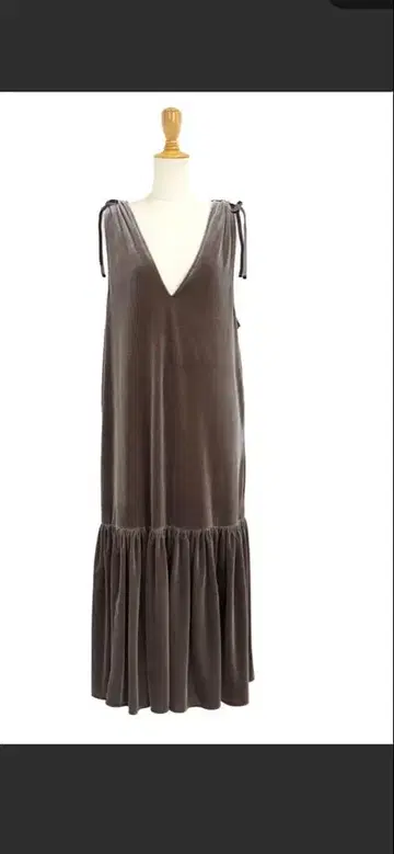 블루이스트 벨로아 원단 오버롤 스커트