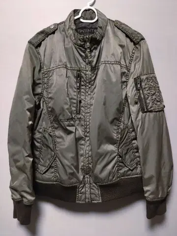 TWENTY WORKS 밀리터리 자켓 M 사이즈 카키