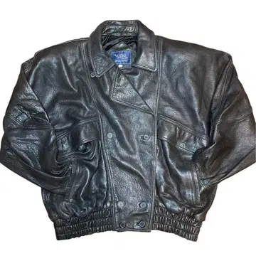 빈티지 더블 자켓 가죽 자켓 레더 자켓 새상품급 L