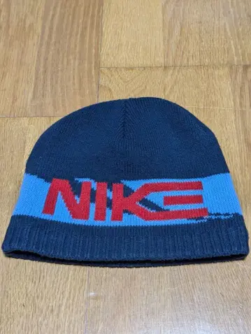 Y2K 90s 나이키 니트 모자 네이비/블루/레드 원사이즈