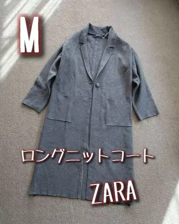 ZARA 자라 새상품 니트 코트 아우터 M 여성용 롱 가디건