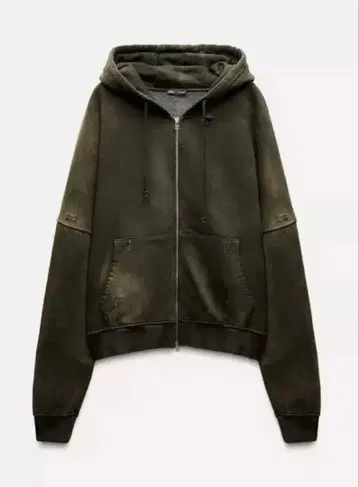 ZARA 자라 유즈드 가공 스웨트 셔츠 M-L