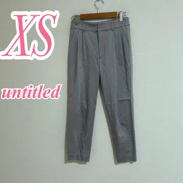 untitled 언타이틀 그레이 슬랙스 XS 깔끔한 오피스