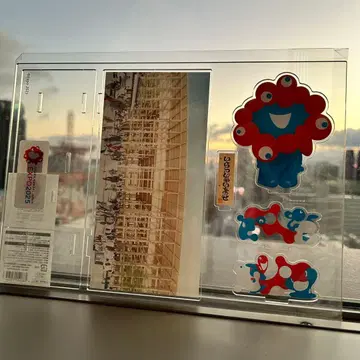 아크릴 스탠드 오사카 간사이 만박 대지붕 링 어서 오세요 미야쿠미야쿠