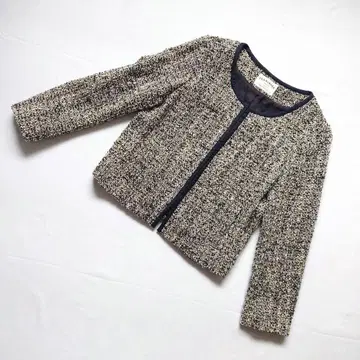 FRAMeWORK 프레임워크 트위드 노카라 자켓 F