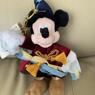 디즈니 스토어 판타지아 봉제 인형 키체인 미키 온라인 한정판