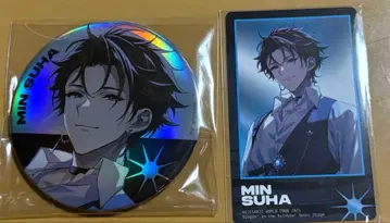 니지산지 서울 공연 캔뱃지 & 카드 세트 민 스우하