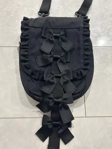 Candy stripper 리본 숄더백